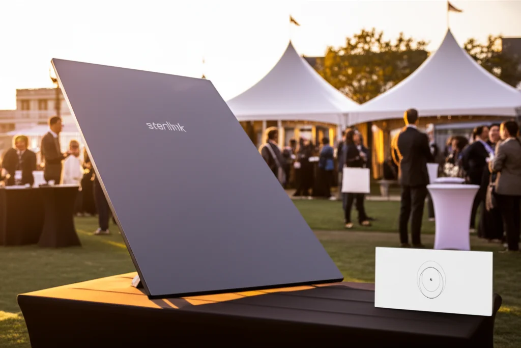 Starlink satellite internet rental for remote events Malaysia Singapore