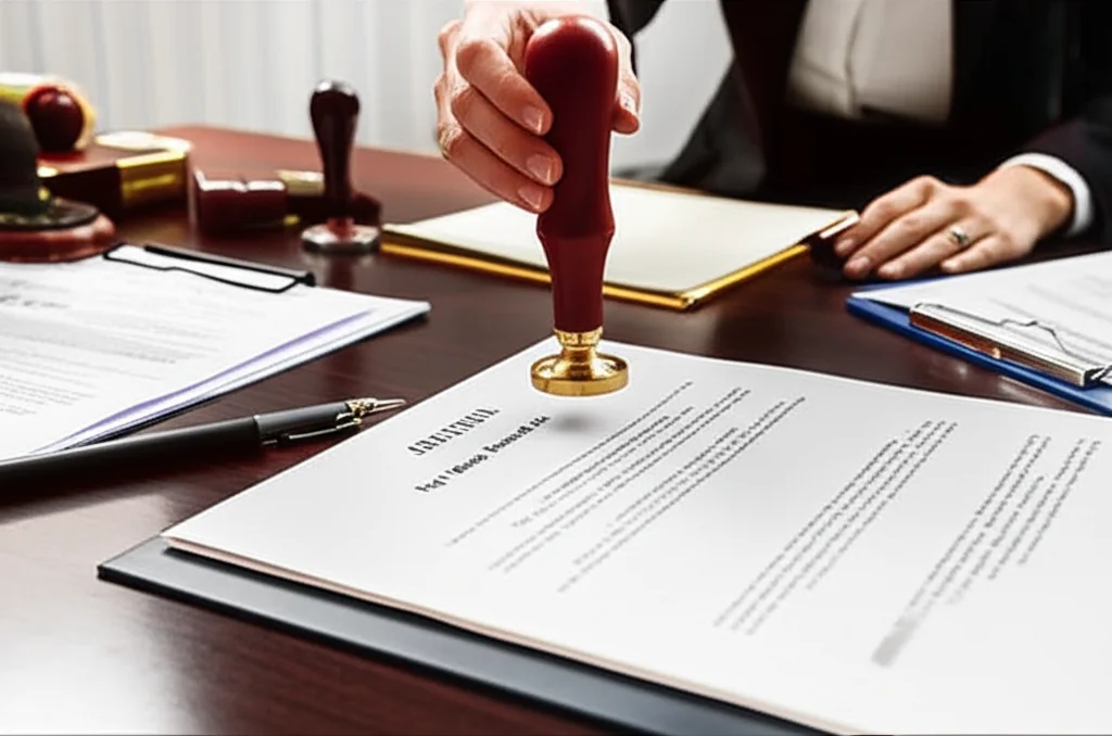 Notary public attestation of certified translation documents