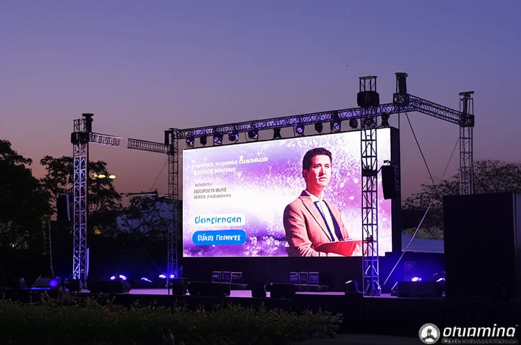 Outdoor LED display rental for events