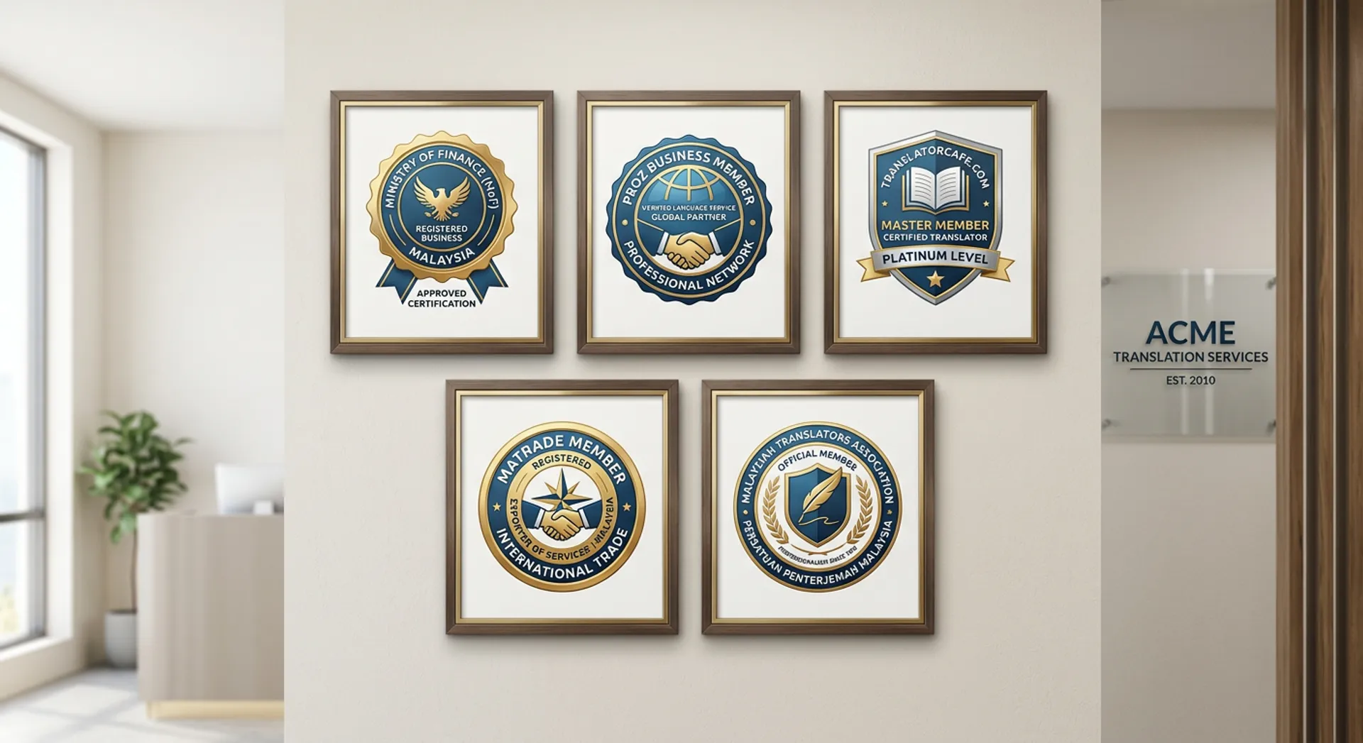 Trusted client logos - corporations and organisations that rely on Translife translation services